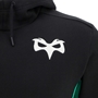 Ospreys Mens Travel Hoodie 25/26 Black - Badge 