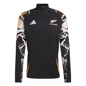 All Blacks Marvel Adults 1/4 Zip Training Top 25/26 - Front View