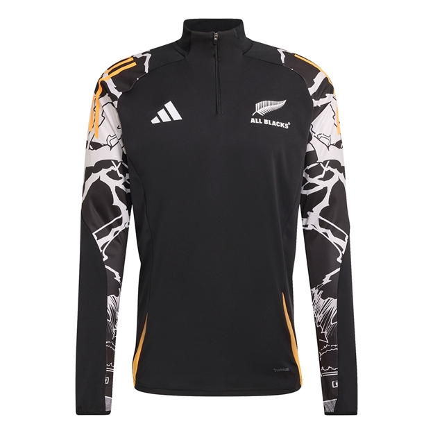 All Blacks Marvel Adults 1/4 Zip Training Top 25/26 - Front View