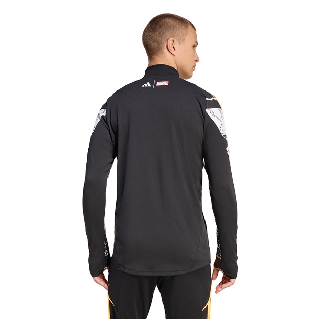 All Blacks Marvel Adults 1/4 Zip Training Top 25/26 - Model Back