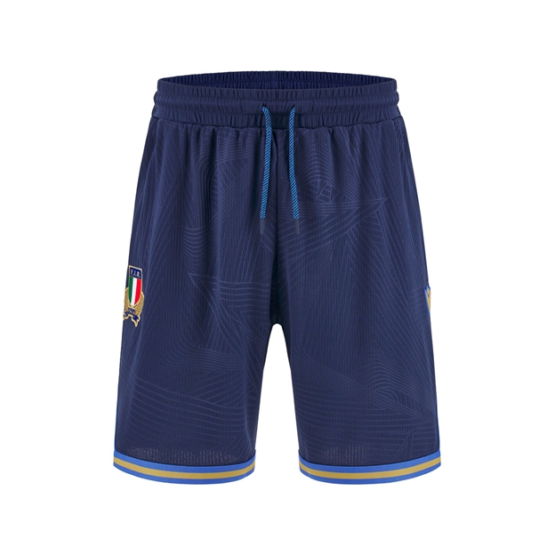 Italy Junior Travel Basketball Shorts 25/26 Navy - Front