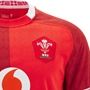 Wales Mens Home Rugby Shirt 25/26 Red - Welsh Feathers Embroidery 