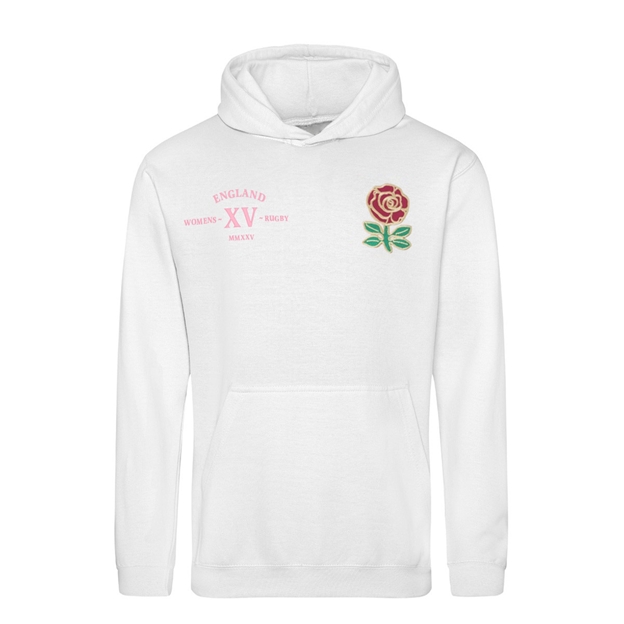 England Kids Classic XV Hoodie White - Front