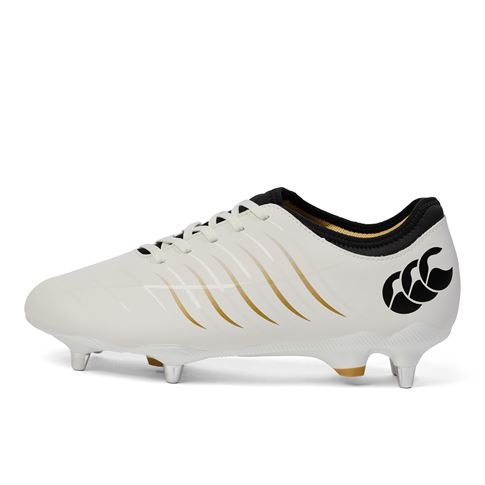 Canterbury Adults Phoenix 2.0 Team Soft Ground Rugby Boots White - Outstep