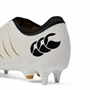 Canterbury Adults Phoenix 2.0 Team Soft Ground Rugby Boots White - Heel 