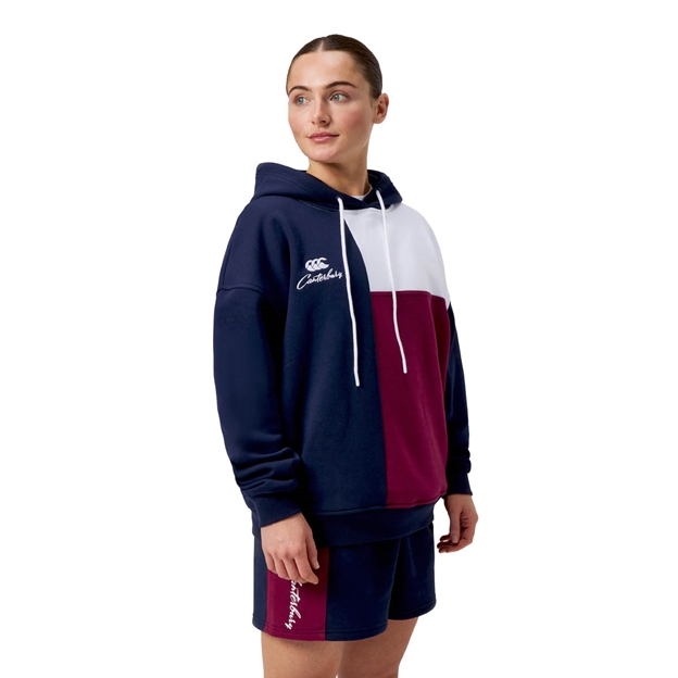 Canterbury Womens Harlequin Hoodie Multi Colour - Model Side