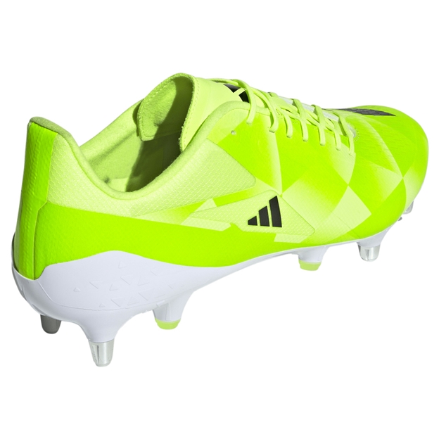 adidas Adults Adizero RS15 Ultimate Soft Ground Rugby Boots Yellow - Back