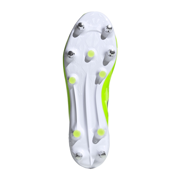 adidas Adults Adizero RS15 Ultimate Soft Ground Rugby Boots Yellow - Soleplate