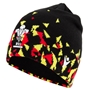 Wales Adults Knitted Skull Beanie 25/26 Black - Front 