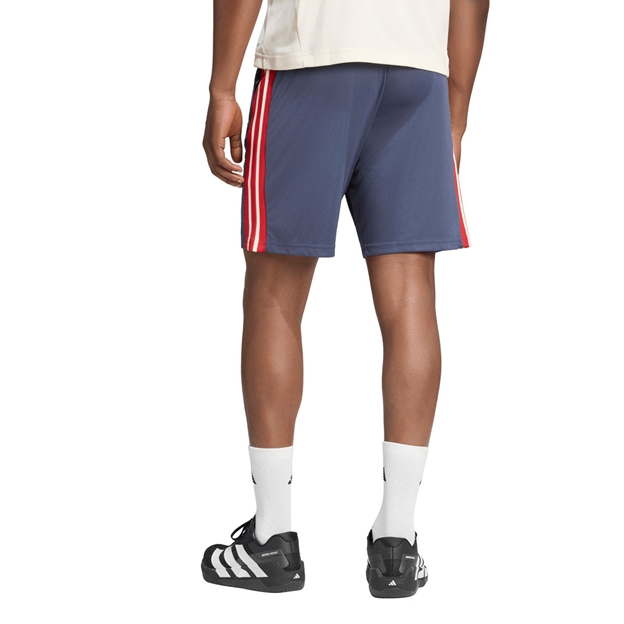 France Mens Gym Shorts 26/27 Shadow Navy - Model Back View