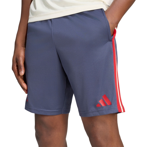 France Mens Gym Shorts 26/27 Shadow Navy - Model Close-up View
