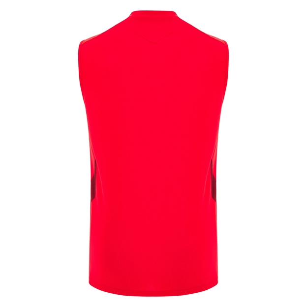 Wales Mens Training Vest 25/26 Red - Back