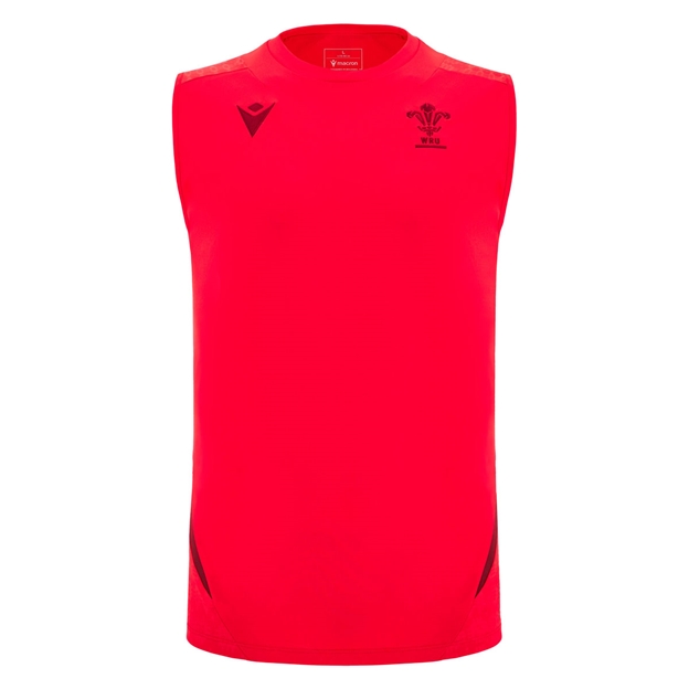 Wales Mens Training Vest 25/26 Red - Front