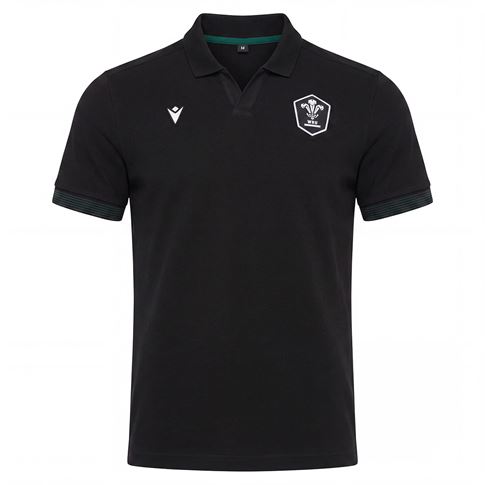 Wales Mens Travel Polo 26/27 – Black