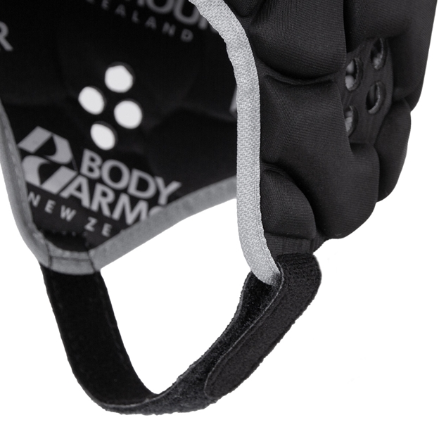 Body Armour Club Headguard Black Kids - Chin Strap