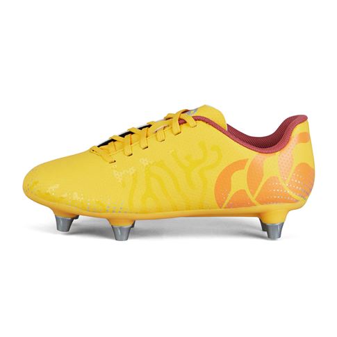Canterbury Junior Speed Infinite Team Soft Ground Rugby Boots Yellow - Outstep Canterbury Junior Speed Infinite Team Soft Ground Rugby Boots Yellow - Outstep