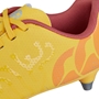 Canterbury Junior Speed Infinite Team Soft Ground Rugby Boots Yellow - Sock Liner 