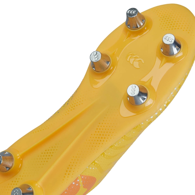 Canterbury Junior Speed Infinite Team Soft Ground Rugby Boots Yellow - Sole