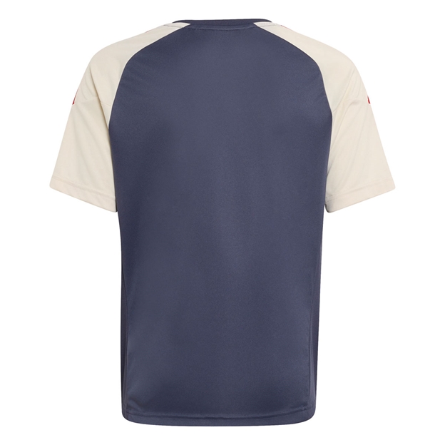 France Kids Performance T-Shirt 26/27 Shadow Navy - Back View