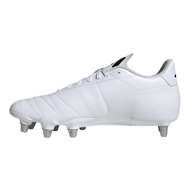 adidas Adults Kakari Soft Ground Rugby Boots White - Instep