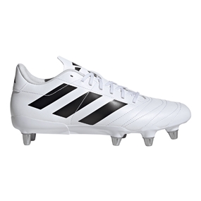 adidas Adults Kakari Soft Ground Rugby Boots White - Outstep