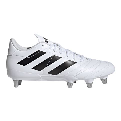 adidas Adults Kakari Soft Ground Rugby Boots White - Outstep adidas Adults Kakari Soft Ground Rugby Boots White - Outstep
