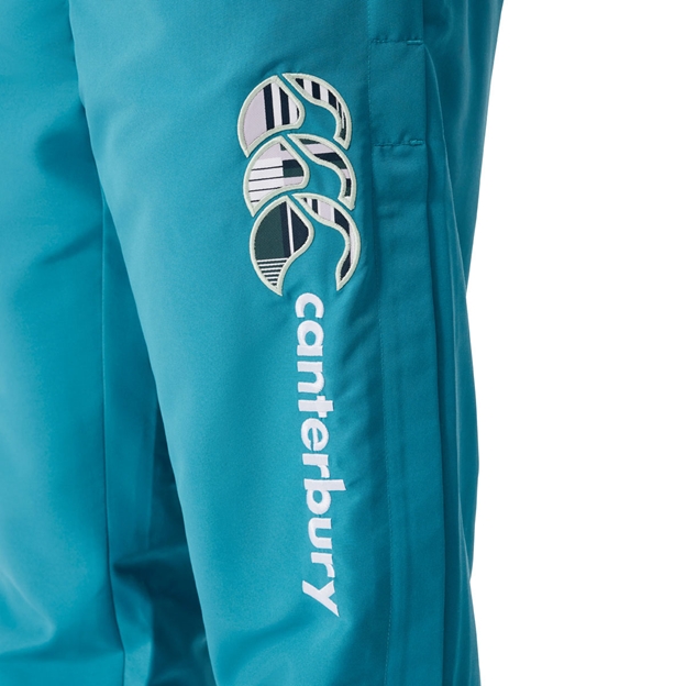 Canterbury Womens Uglies Stadium Training Pants Storm Blue - CCC Uglies Embroidery Close-up