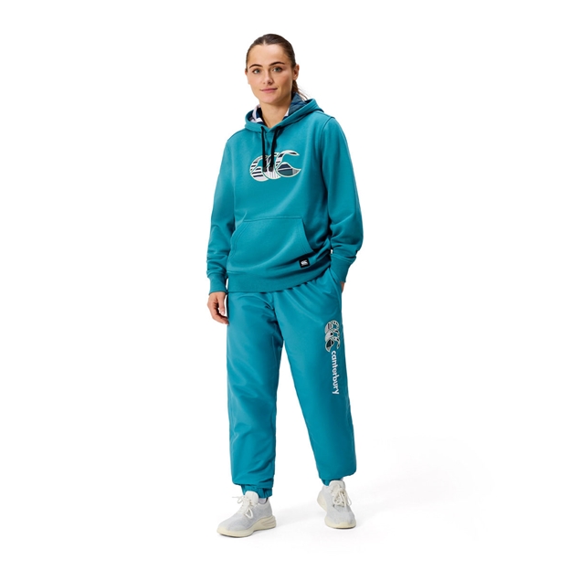 Canterbury Womens Uglies Stadium Training Pants Storm Blue - Model Full View