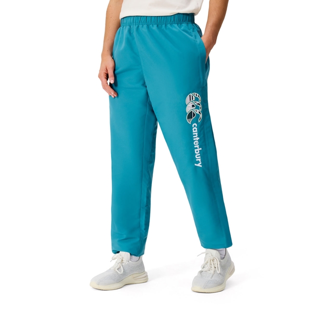 Canterbury Womens Uglies Stadium Training Pants Storm Blue - Model Walking View