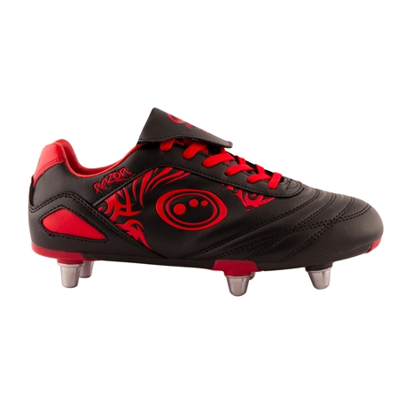 optimum razor kids rugby boots red outstep