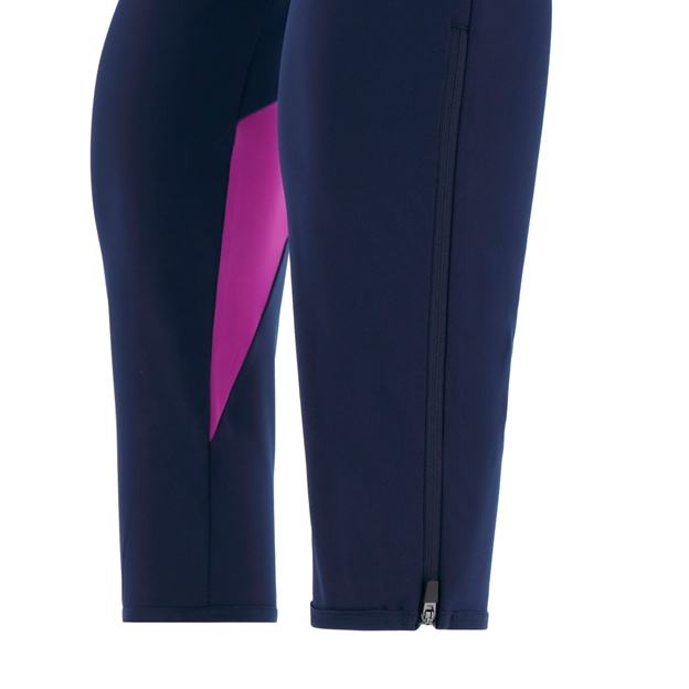Scotland Junior Training Fitted Track Pants 25/26 Navy - Zipped Leg