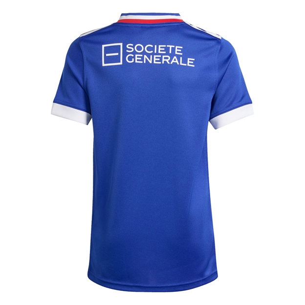 France Kids Home Rugby Shirt Lucid Blue 25/26 - Back View