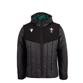 Wales Kids Travel Bomber Jacket 26/27 Black - Front View