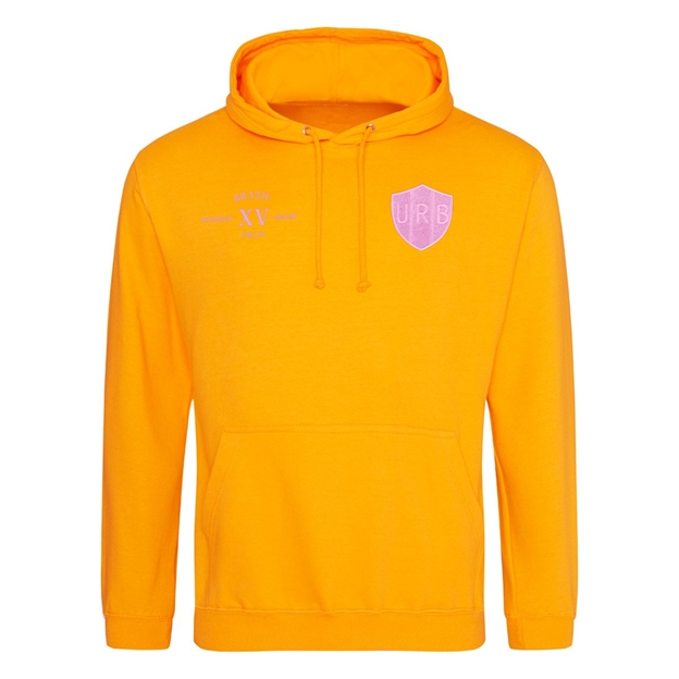 Womens World Cup Brazil Adults Classic Hoodie Gold - Front