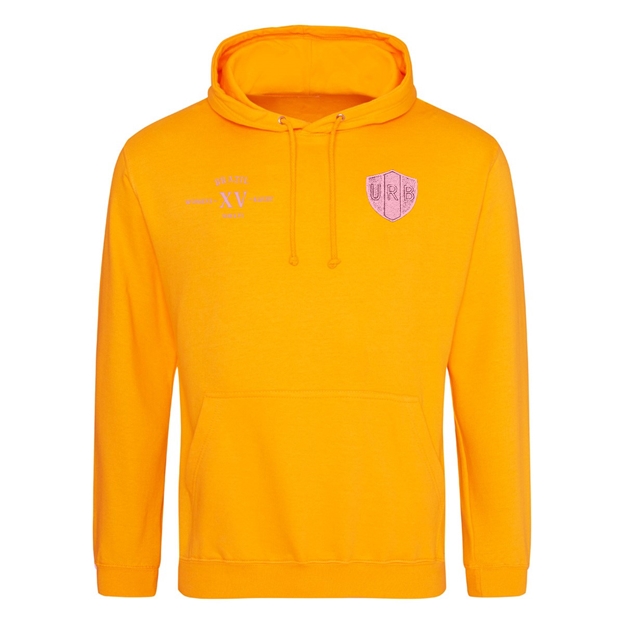 Womens World Cup Brazil Adults Classic Hoodie Gold - Front