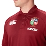 British and Irish Lions Mens Polo Shirt Red - Model Crest 