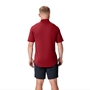 British and Irish Lions Mens Polo Shirt Red - Model Back 