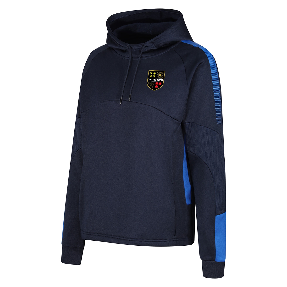 Yate Rfc Yate Rugby Club Adults Edge Pro Tech Poly Hoodie Navy/Royal | rugbystore