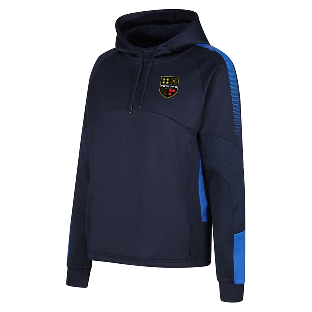 Yate Rugby Club Adults Edge Pro Tech Poly Hoodie - Navy/Royal