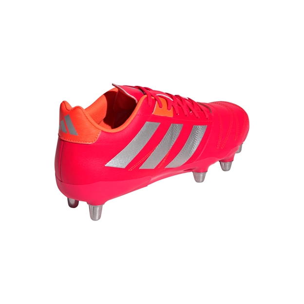 adidas Adults Kakari Elite Soft Ground Rugby Boots - Lucid Red