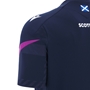 Scotland Mens Training Shirt 25/26 Navy - Sleeve Detail 
