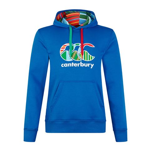 Canterbury Mens Uglies Hoodie Olympian Blue - Front Canterbury Mens Uglies Hoodie Olympian Blue - Front