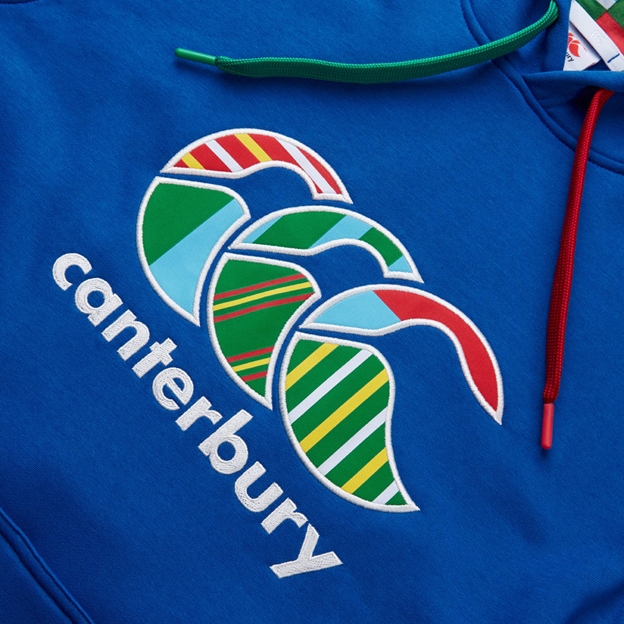 Canterbury Mens Uglies Hoodie Olympian Blue - Uglies Embroidery