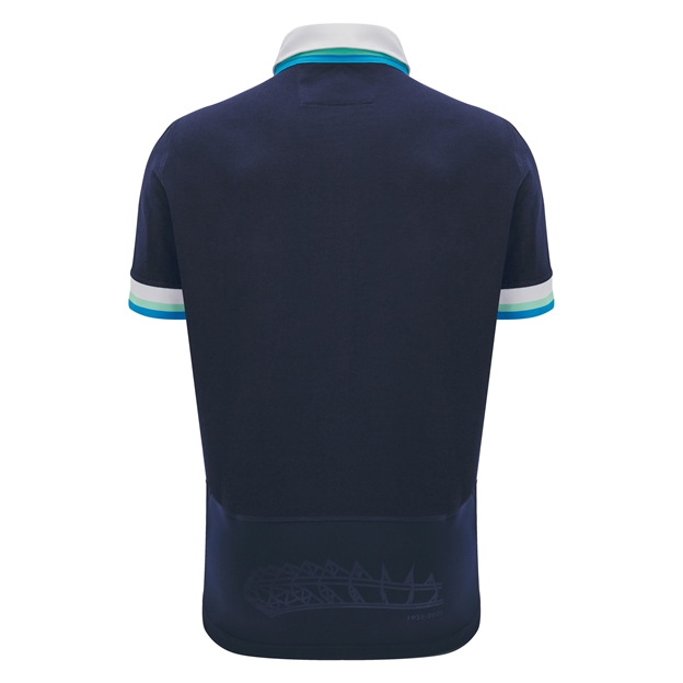 Scotland Mens Home Cotton Rugby Shirt - Short Sleeve - 24/25
