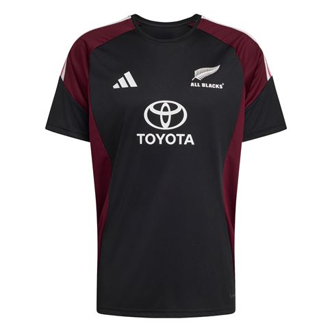 All Blacks Mens Performance T-Shirt 26/27 All Black - Front View