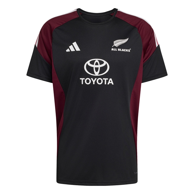 All Blacks Mens Performance T-Shirt 26/27 All Black - Front View