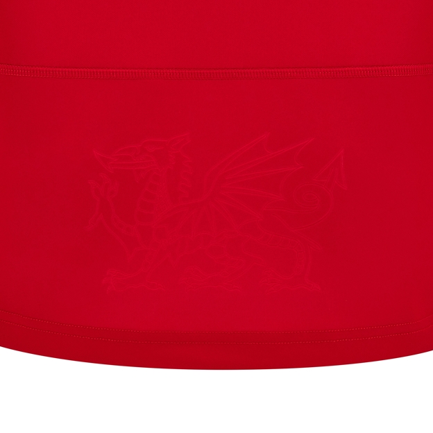 Wales Mens Poly Home Rugby Shirt - Short Sleeve 2025 - Dragon