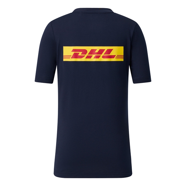 Harlequins Kids Off Pitch T-Shirt 26/27 Navy - Back View