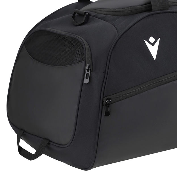 Wales Adults Gym Bag 26/27 Black - End Pocket Close-up