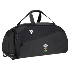 Wales Adults Gym Bag 26/27 Black - Front View